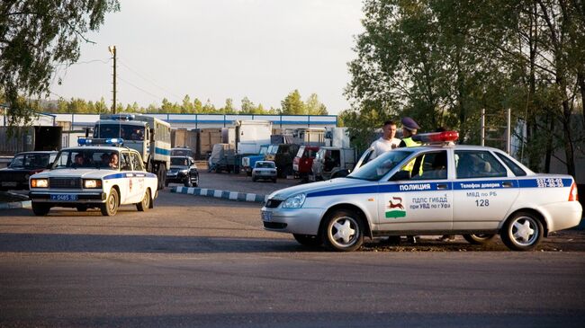 Оптовый овощной рынок Уфы, где произошла массовая драка между представителями чеченской и таджикской национальностей