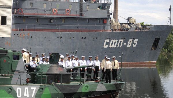 Каспийская флотилия. Архивное фото