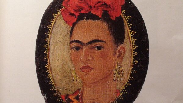Автопортрет мексиканской художницы Фриды Кало