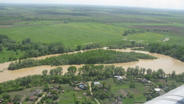 Подтопленная территория в Адыгее. Архивное фото