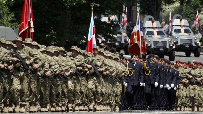 Праздничные мероприятия в Тбилиси по случаю юбилея со дня провозглашения независимости