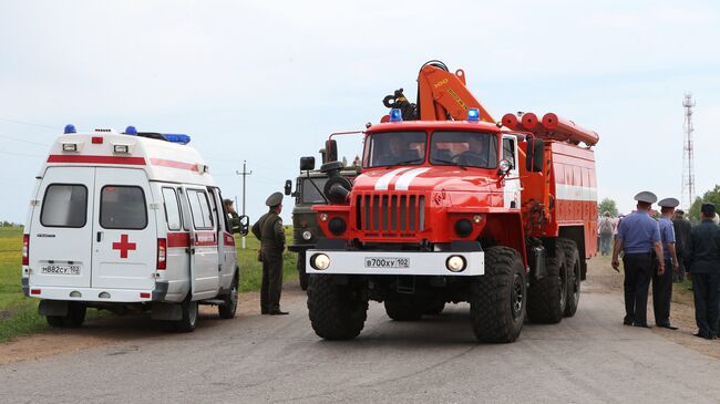 В воинской части в Башкирии возник пожар