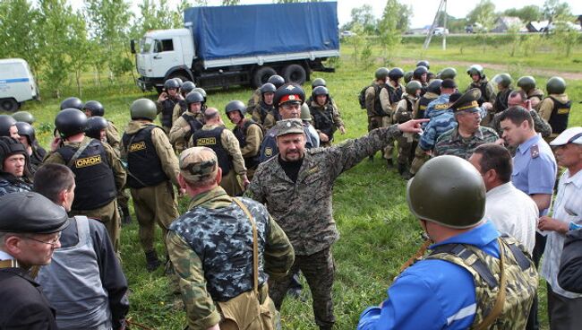 В воинской части в Башкирии возник пожар