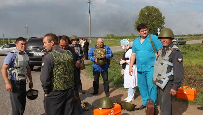 В воинской части в Башкирии возник пожар