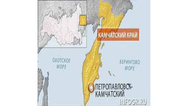 Землетрясение магнитудой 4,1 произошло у восточного побережья Камчатки