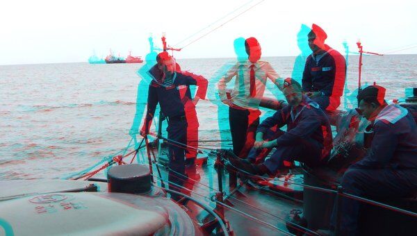 Учения батальона морской пехоты Каспийской флотилии