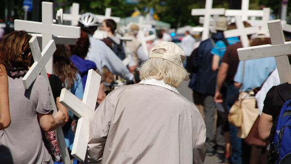 Марш немецких католиков против абортов. Архивное фото