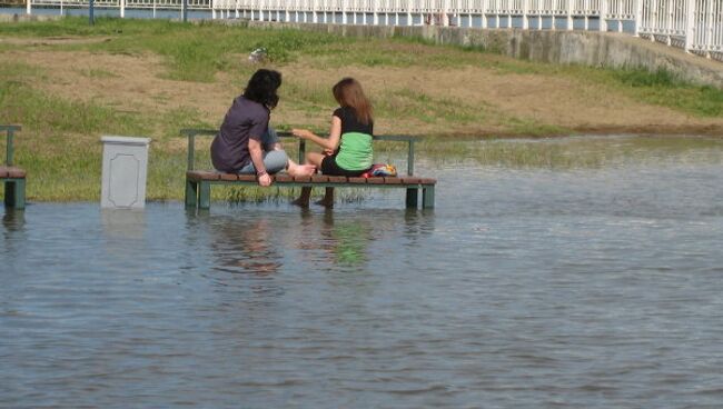 Подьем уровня воды в реках Краснодара