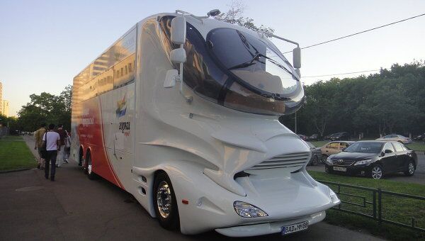 Эксклюзивный автобус на юго-западе Москвы