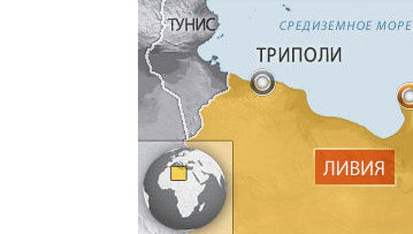 Ливия. Бенгази. Карта