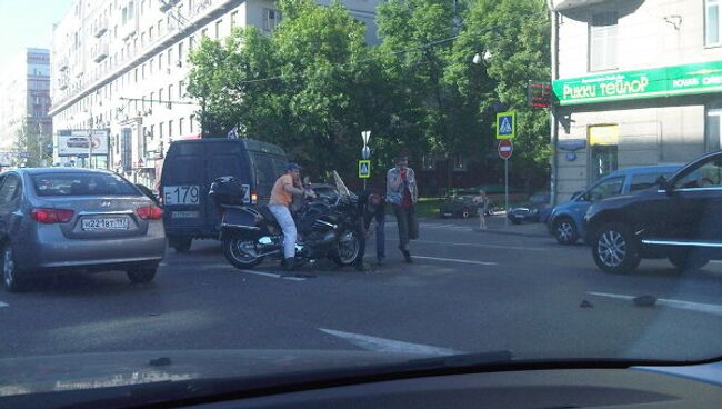 ДТП в центре Москвы 