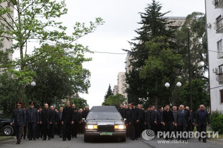 Похороны президента Абхазии Сергея Багапша