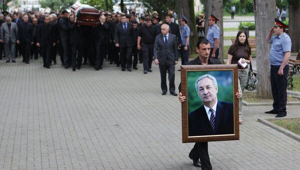Похороны президента Абхазии Сергея Багапша