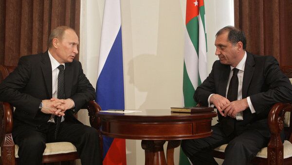 Встреча Владимира Путина с Сергем Шамбой
