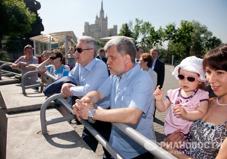 Посещение Сергеем Собяниным Московского зоопарка