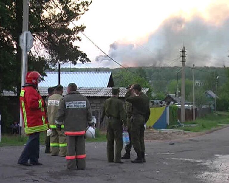 Последствия взрывов боеприпасов в Удмуртии