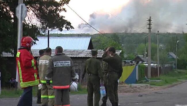 Последствия взрывов боеприпасов в Удмуртии