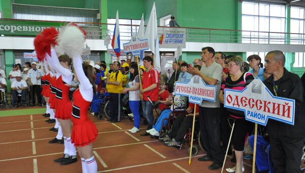 Спортивные игры инвалидов в Омске 