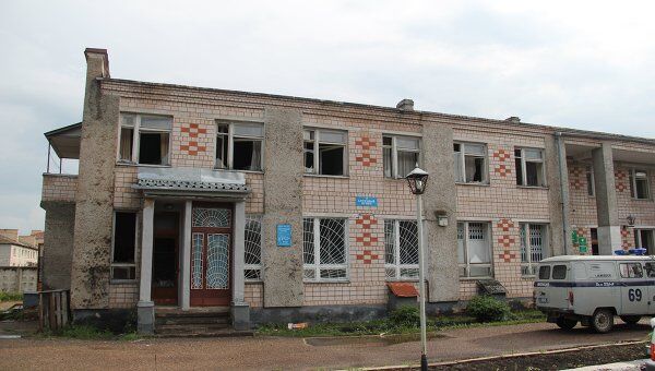 Аптека и почта в селе Пугачево в Удмуртии, где произошел взрыв и пожар на военном арсенале