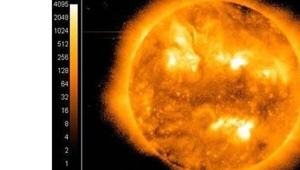 Рентгеновское изображение Солнца со спутника GOES-15