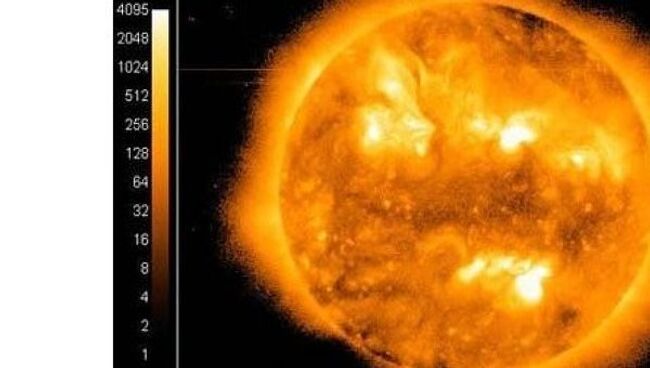 Рентгеновское изображение Солнца со спутника GOES-15