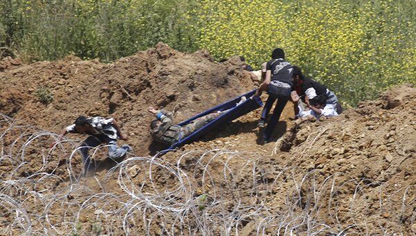 Попытка прорыва израильско-сирийской границы в районе поселения Маждаль-Шамс на Голанских высотах