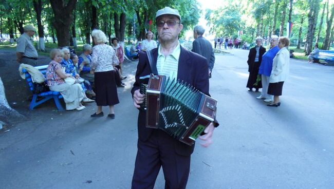 Сезон гармонистов в Вологде