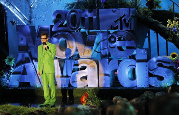 Актер Джим Керри на церемонии MTV Movie Awards в Лос-Анджелесе