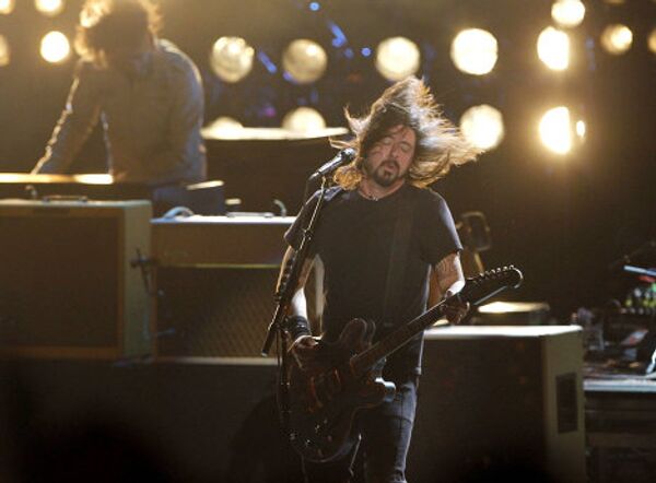 Выступление группы Foo Fighters на церемонии MTV Movie Awards в Лос-Анджелесе