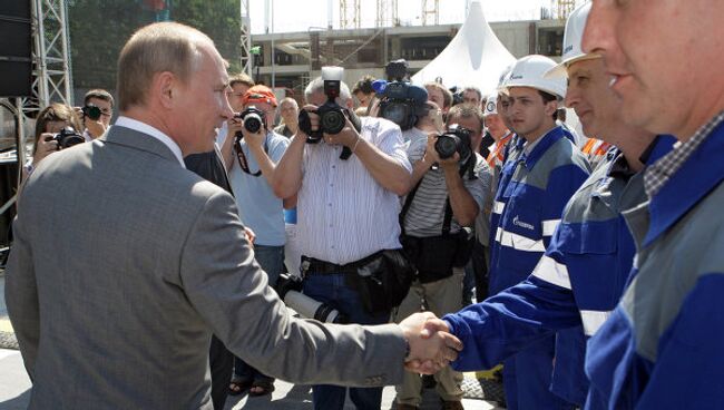 Рабочая поездка В.Путина в Южный федеральный округ