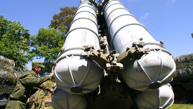 Соединение ПВО С-300 заступило на боевое дежурство