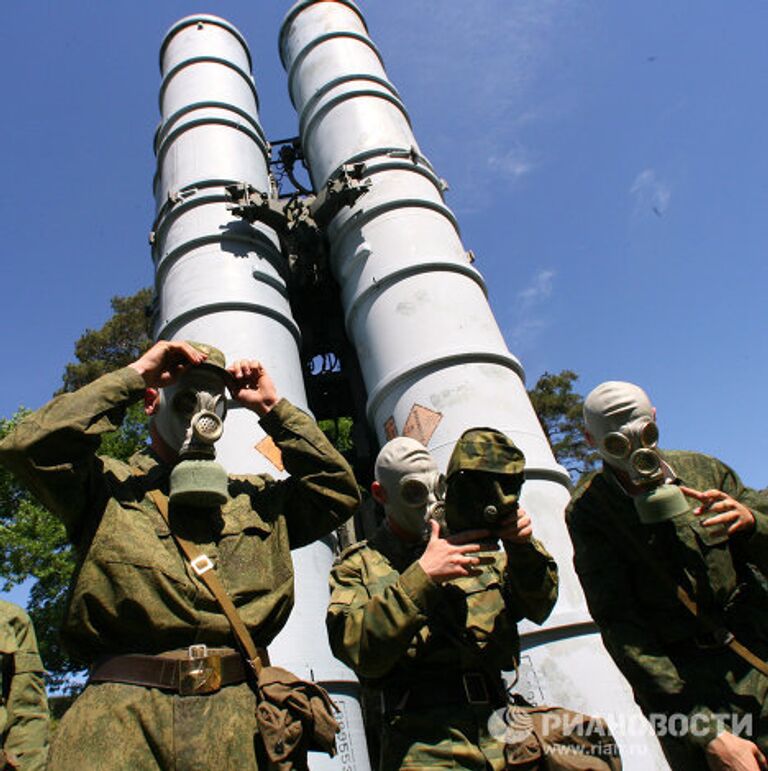 Соединение ПВО С-300 заступило на боевое дежурство