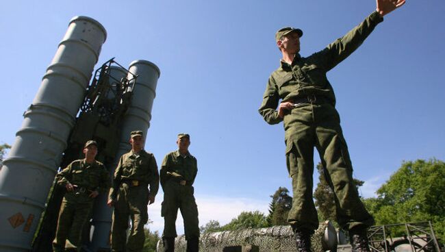 Соединение ПВО С-300 заступило на боевое дежурство