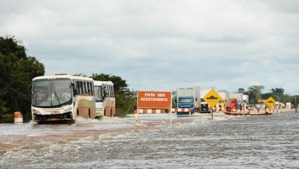 Наводнение в Бразилии. Архивное фото