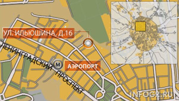 Москва, ул, Ильюшина, карта