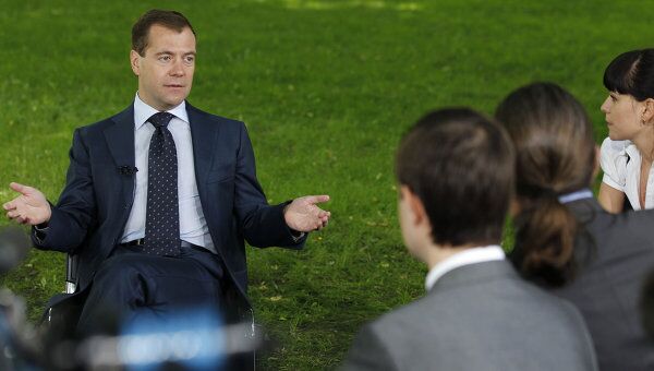 Президент РФ Д.Медведев встретился в Кремле с экологическими организациями