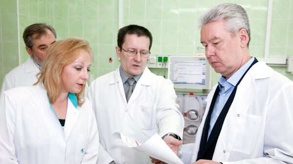 Мэр Москвы Сергей Собянин посетил городскую клиническую больницу № 52