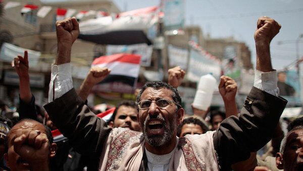 Анти-правительственные демонстрации в Йемене. Архив