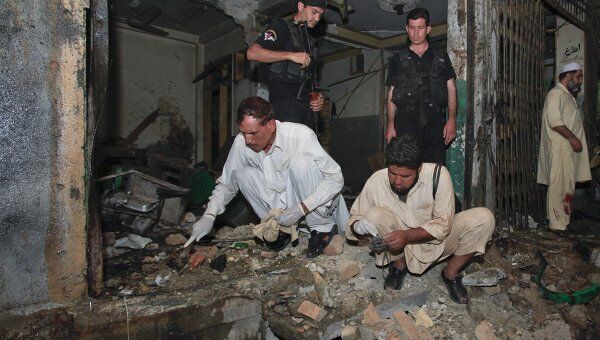 Взрыв в Пешаваре на северо-западе Пакистана