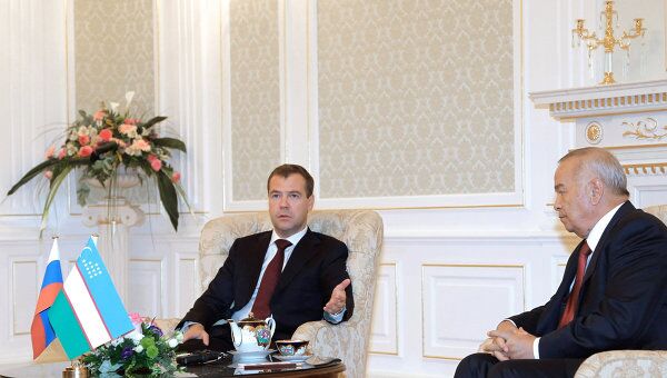 Рабочий визит президента РФ Дмитрия Медведева в Узбекистан