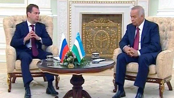 Медведев считает ценными доверительные отношения с Узбекистаном