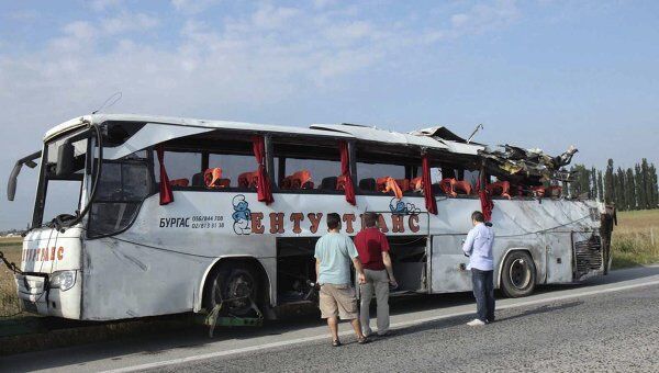 ДТП с участием автобуса в Болгарии