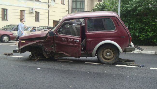 ДТП в центре Москвы 