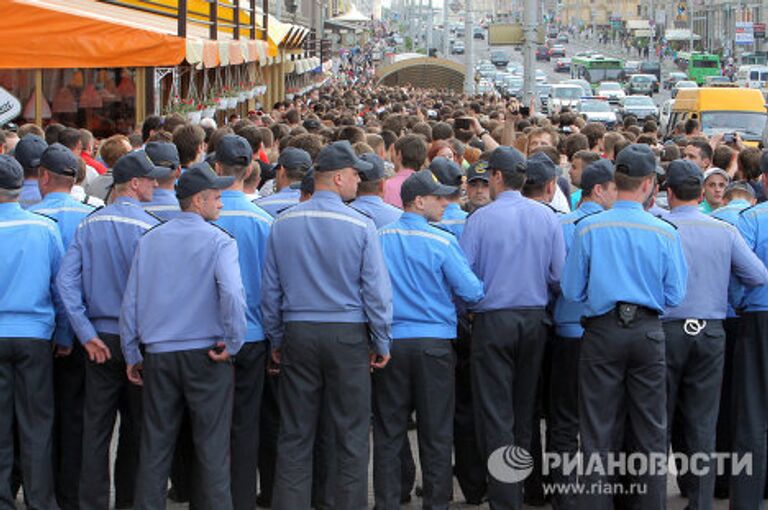 Несанкционированная акция протеста прошла в Минске