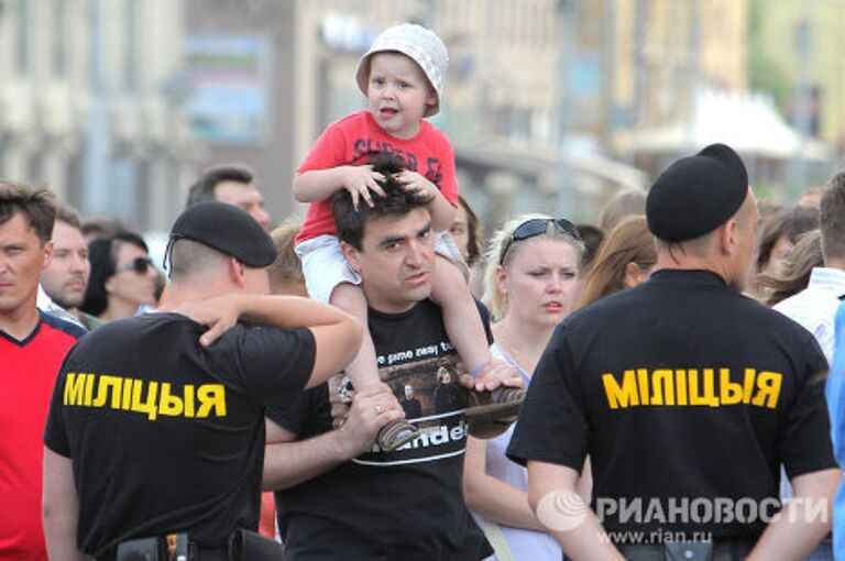 Несанкционированная акция протеста прошла в Минске