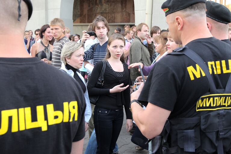 Несанкционированная акция протеста прошла в Минске