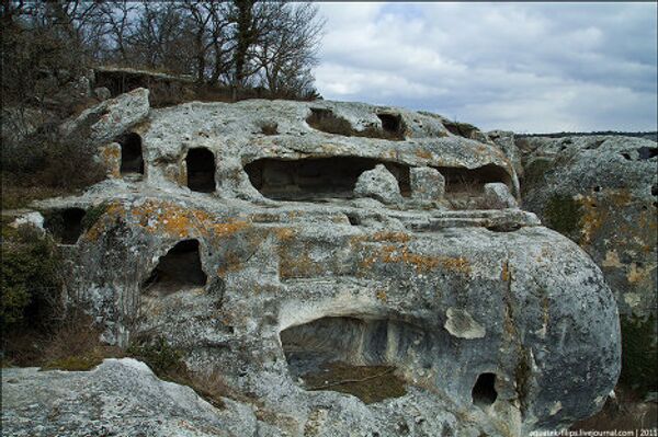 Комплекс пещерных помещений- здесь располагались основные хр