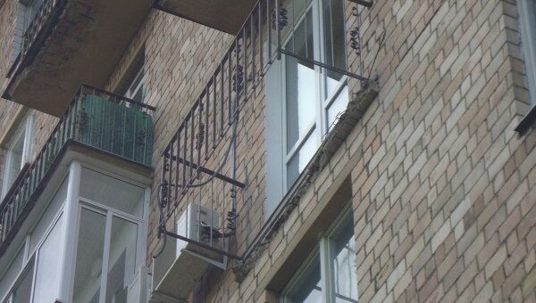 обвал балкона в Москве