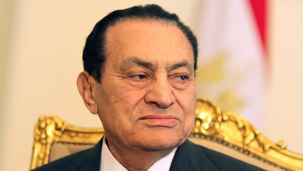 Экс-президент Египта  Хосни Мубарак. Архив