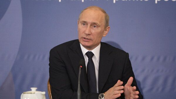 Встреча В.Путина с активом Ассоциации Франко-российский диалог